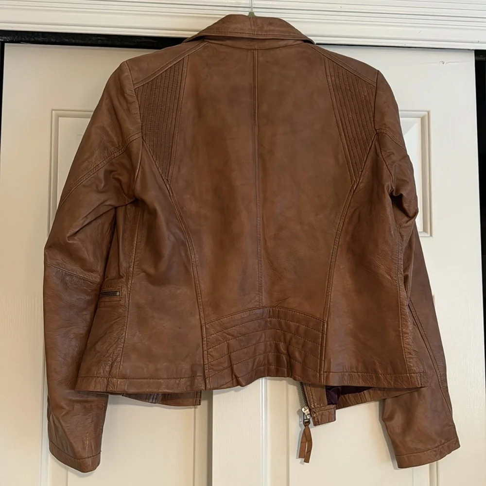 Andrew Marc-Marc New York Leather Jacket NWOT - Picture 7 of 9